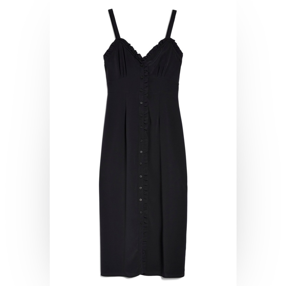 Topshop Ruffle Button-down Dress